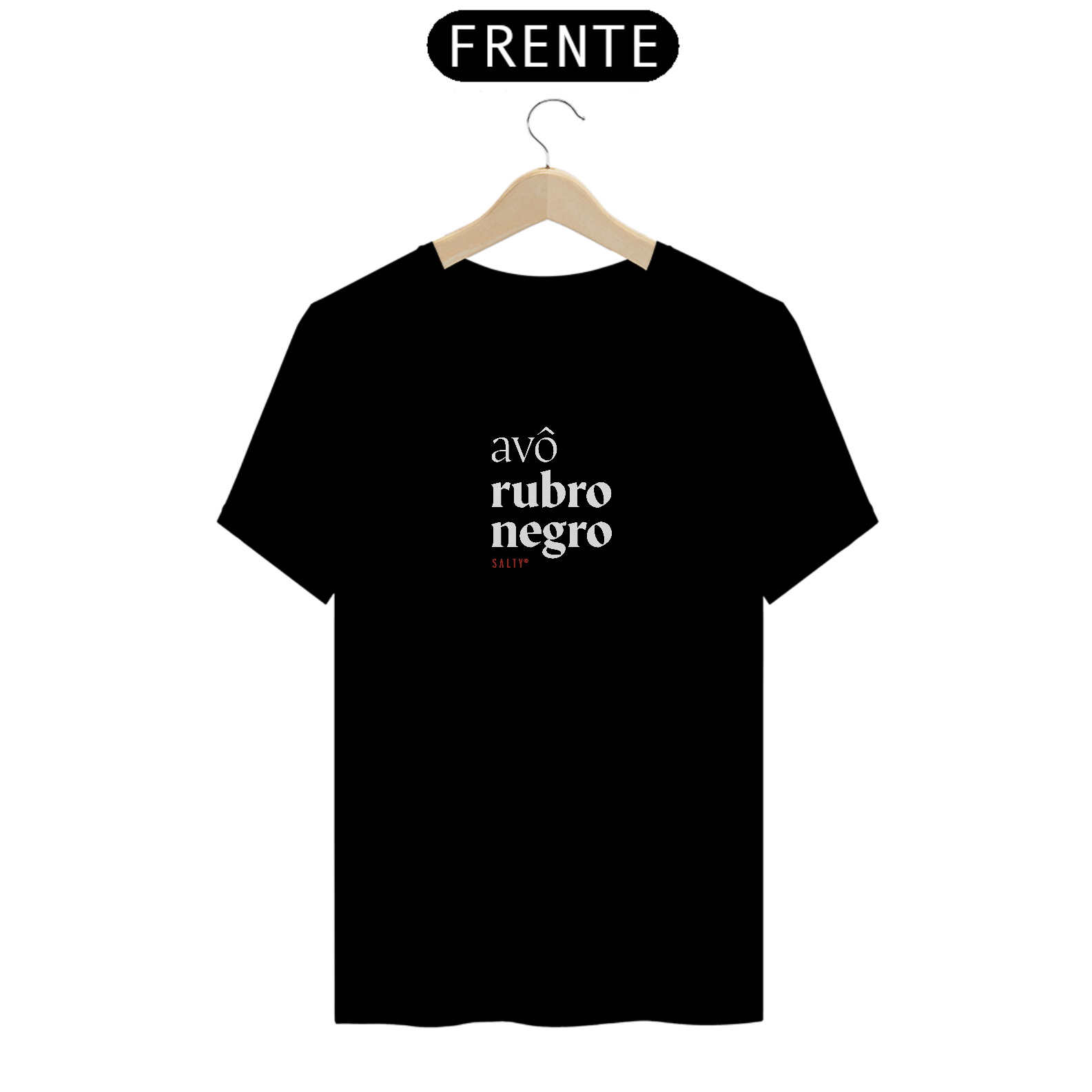 Camiseta Avô rubro negro